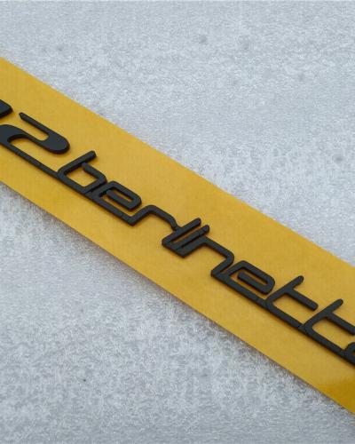 Ferrari F12 Rear Emblem Badge “F12 berlinetta” Black Color