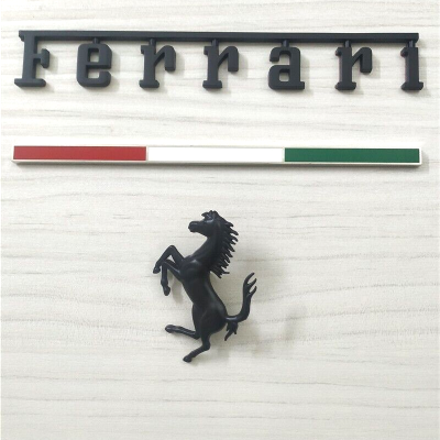Ferrari SF90 Italy badge&Rear Horse Badge Script