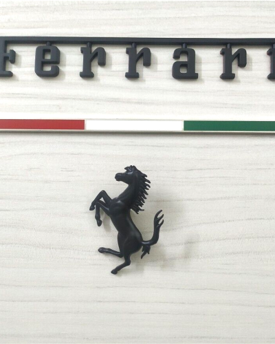 Ferrari SF90 Italy badge&Rear Horse Badge Script