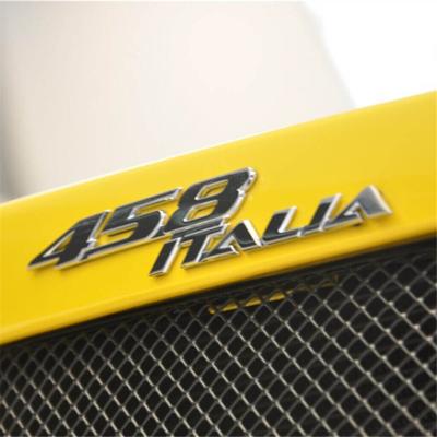 Ferrari 458 Italia Rear Script Emblem Badge Silver
