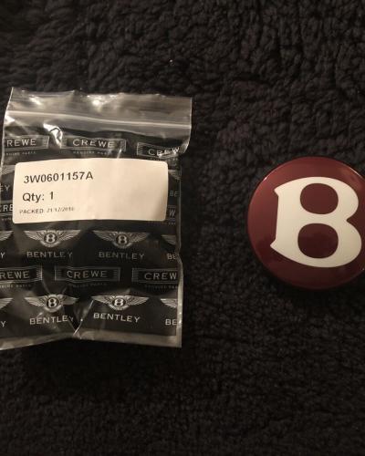 Genuine Bentley Continental GT Flying Spur V8 Wheel Center Cap 3W0601157A