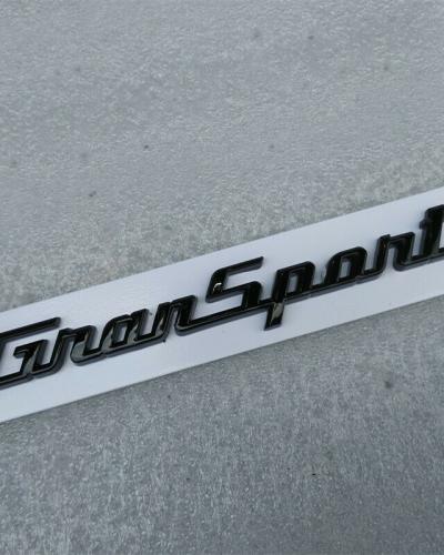 Set of 2 Maserati 2017 Quattroporte GranSport Side Badge Emblem Glossy Black
