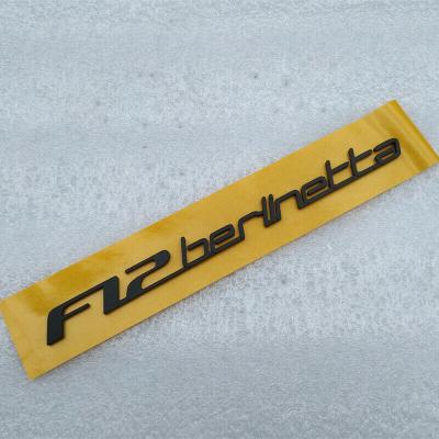 Ferrari F12 Rear Emblem Badge “F12 berlinetta” Black Color