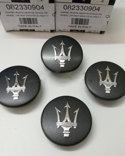 Genuine Maserati GT 4.2 4.7 Wheel Centre Cap Hub 82330904 Graphite Black Kit