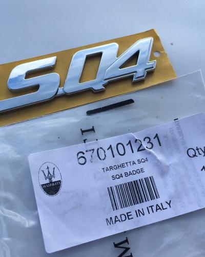Maserati 2017 Quattroporte Ghibli SQ4 Rear Script Badge Emblem 670101231 OEM