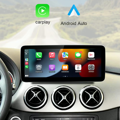 CarTab 12.3” Wireless Apple CarPlay & Android Auto Screen Upgrade | Plug & Play | Compatible with Mercedes A, CLA, GLA, C, GLC & V-Class