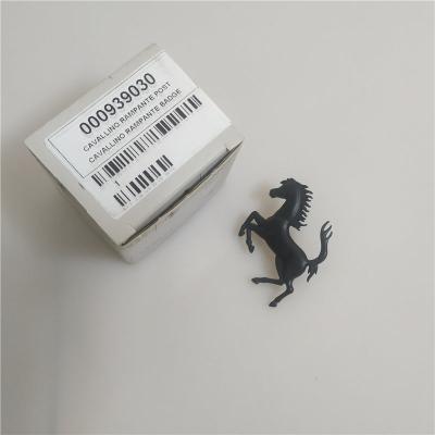 Ferrari SF90 Rear Bumper Matte Black Horse Emblem Badge