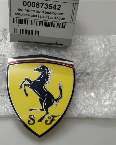 Genuine Ferrari SF90 Fender Shield Badge Emblem 873542