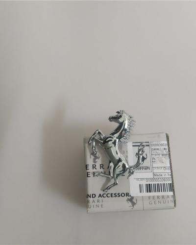 Ferrari SF90 Rear Bumper Sliver Horse Emblem Badge