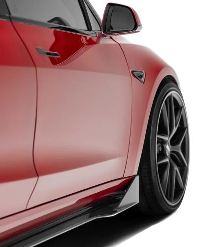 Tesla Model 3 Premium Prepreg Carbon Fiber Side Skirts