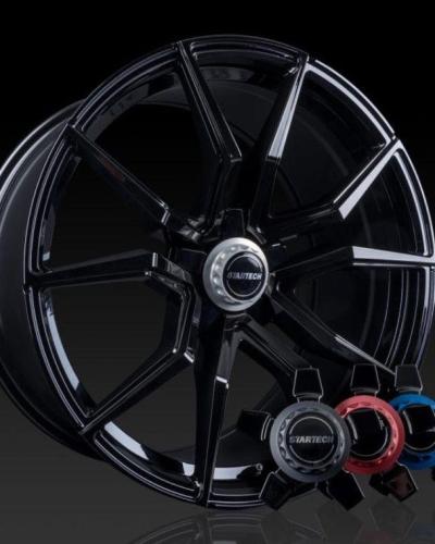 Startech Monostar M Wheel 10.5x20 40mm Black | Tesla Model 3 2017+