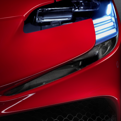 Ferrari SF90 Carbon Fiber Front Brake Air Ducts
