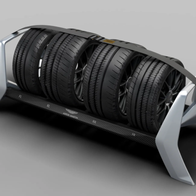 Aston Martin Valkyrie Tire Rack