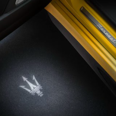 Maserati Courtesy Lights With Trident Logo