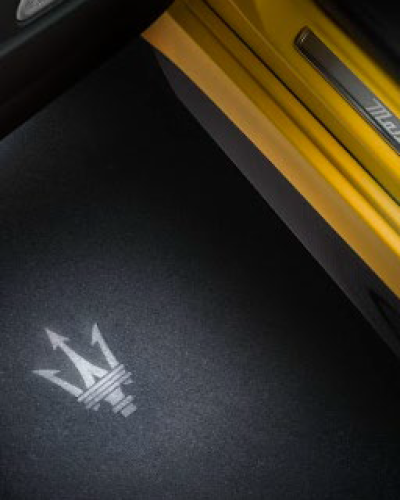 Maserati Courtesy Lights With Trident Logo