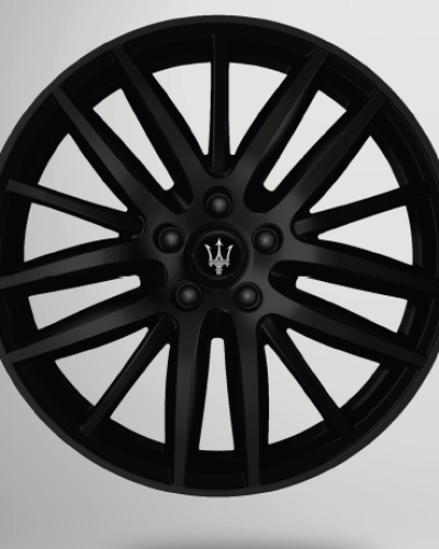 Maserati Proteo (Matte Black) For Quattroporte or Ghibli