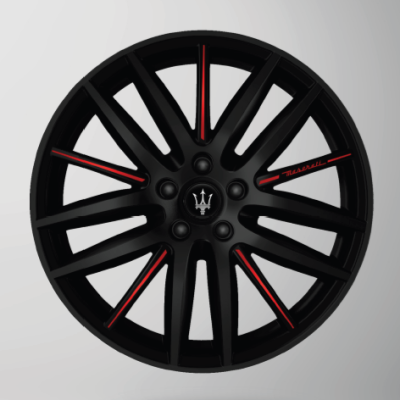 Maserati Proteo (Matte Black&Red) For Quattroporte or Ghibli