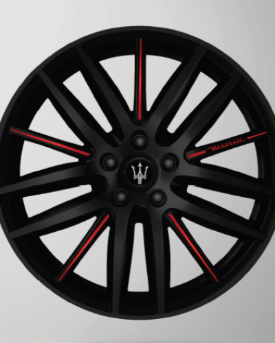 Maserati Proteo (Matte Black&Red) For Quattroporte or Ghibli