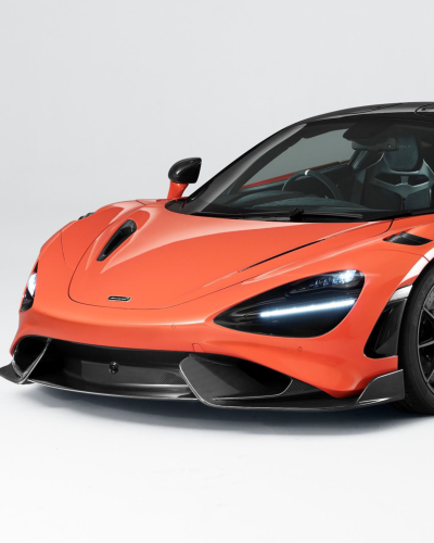 McLaren 765LT Carbon Fiber Front Bumper Splitter