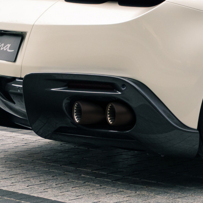 Ferrari Roma Tailpipe Tips With Ceramic Coating