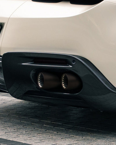 Ferrari Roma Tailpipe Tips With Ceramic Coating