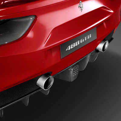 Ferrari 488 Titanium Tailpipes