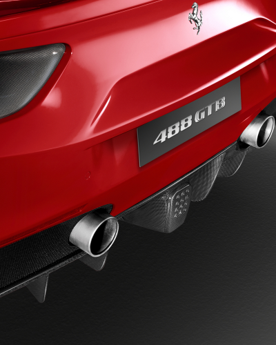 Ferrari 488 Titanium Tailpipes