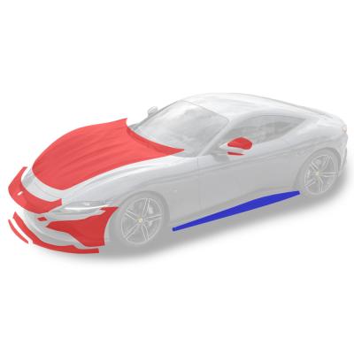 Ferrari Roma Anti-Stone Chipping Protective Film Front Hood