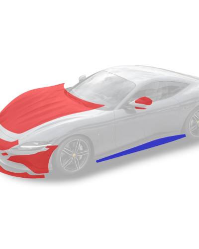 Ferrari Roma Anti-Stone Chipping Protective Film Front Bumper