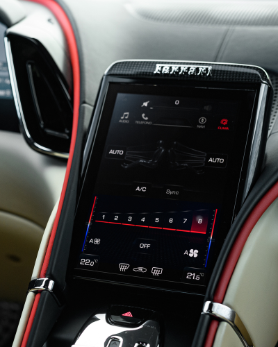 Ferrari Roma Carbon Fiber Dashboard Accents