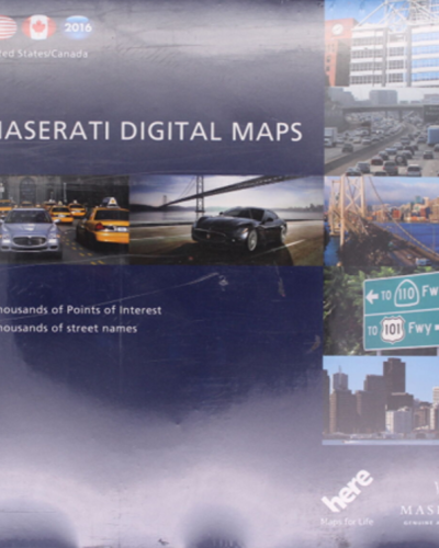 Maserati Navigation Map (2016)