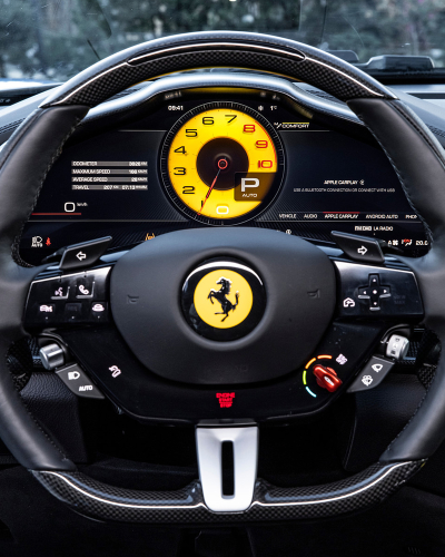 Ferrari Purosangue Carbon Fiber Steering Wheel