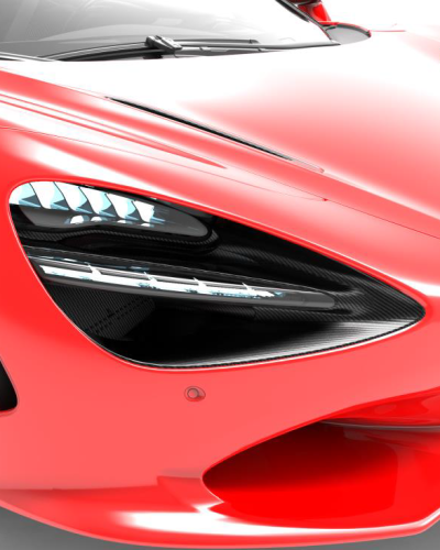 McLaren 750S Carbon Fiber Headlight Surrounds & LTR Ducts
