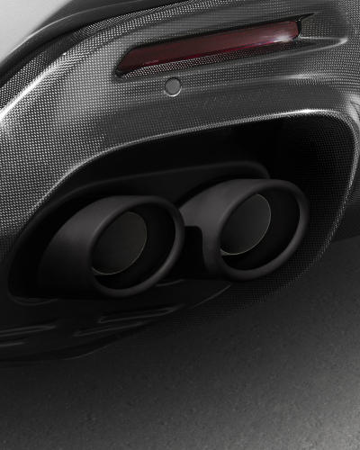 Ferrari Purosangue Tailpipe Tips With Ceramic Coating