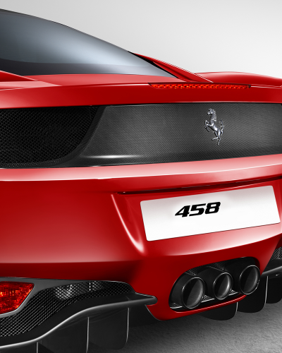 Ferrari 458 Carbon Fiber Rear Bumper Strip