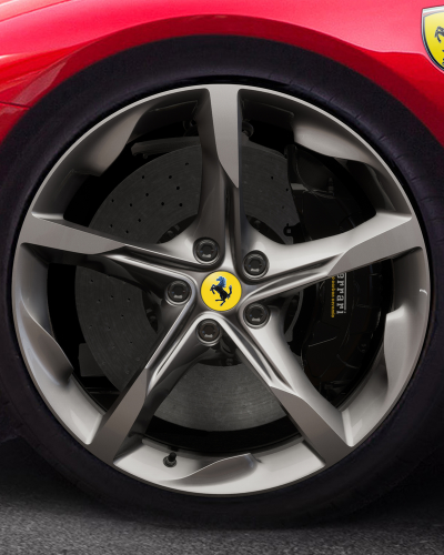Ferrari SF90 20'' Forged Wheels, Brilliant Silver