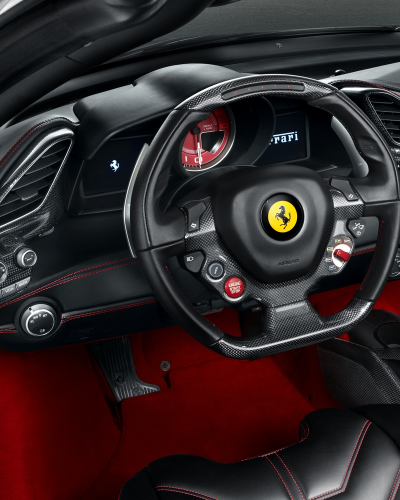 Ferrari 488 Carbon Fiber Dashboard Accents