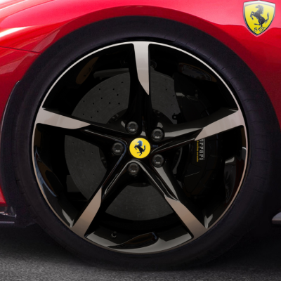 Ferrari SF90 20'' Forged Wheels, Two-Tone Diamond Finish