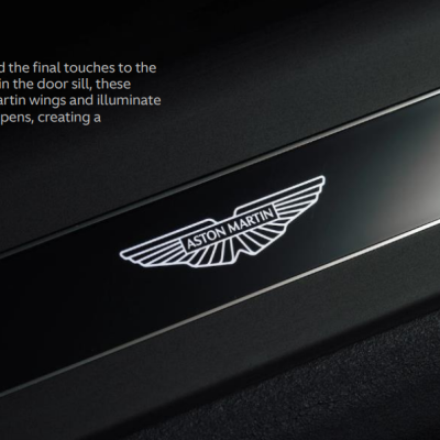 Aston Martin Valour Illuminated Treadplate