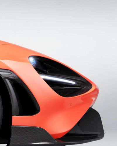 McLaren 765LT Carbon Fiber Headlight Bezels