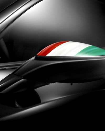 Ferrari 458 Tricolori Side View Mirror Kit
