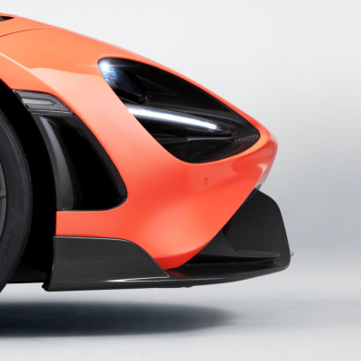 McLaren 765LT Carbon Fiber Front Bumper Splitter