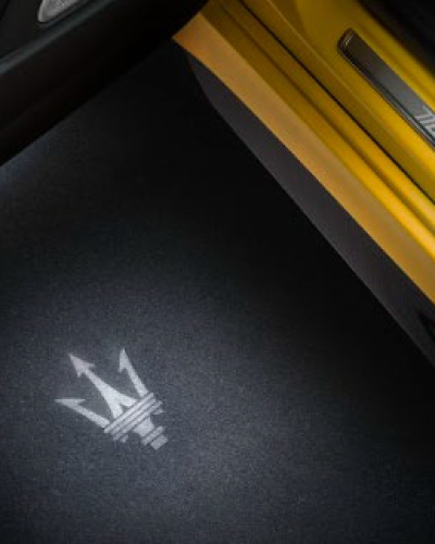 Maserati Courtesy Lights With Trident Logo