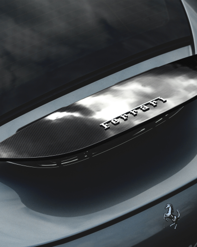 Ferrari Roma Carbon Fiber Rear Variable Geometric Wing