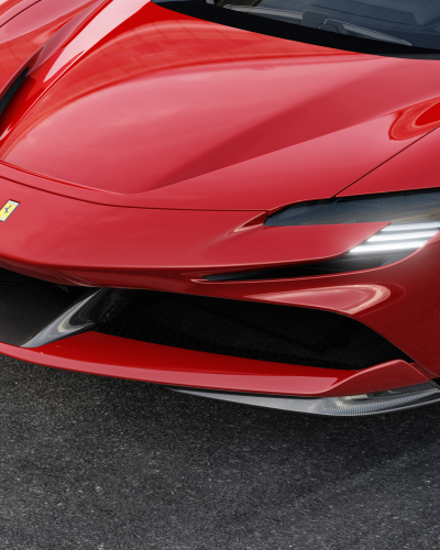 Ferrari SF90 Carbon Fiber Front Aerodynamic Appendages