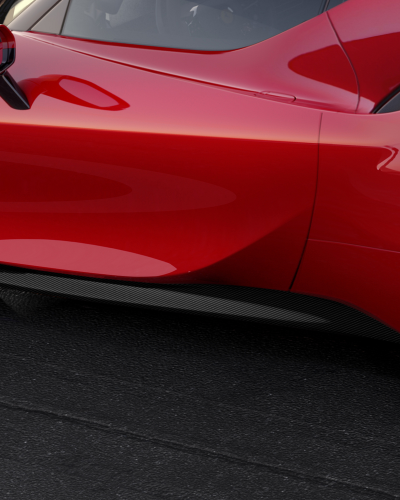 Ferrari SF90 Carbon Fiber Under-Door Kit