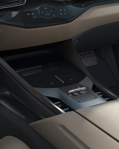 Ferrari Purosangue Carbon Fiber Center Tunnel Console