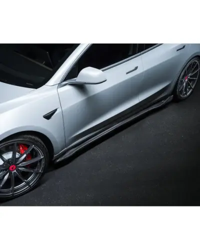 Vorsteiner Volta Aero Side Skirts | 2017+ Tesla Model 3