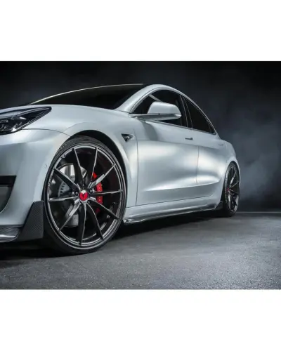 Vorsteiner Volta Aero Side Skirts | 2017+ Tesla Model 3